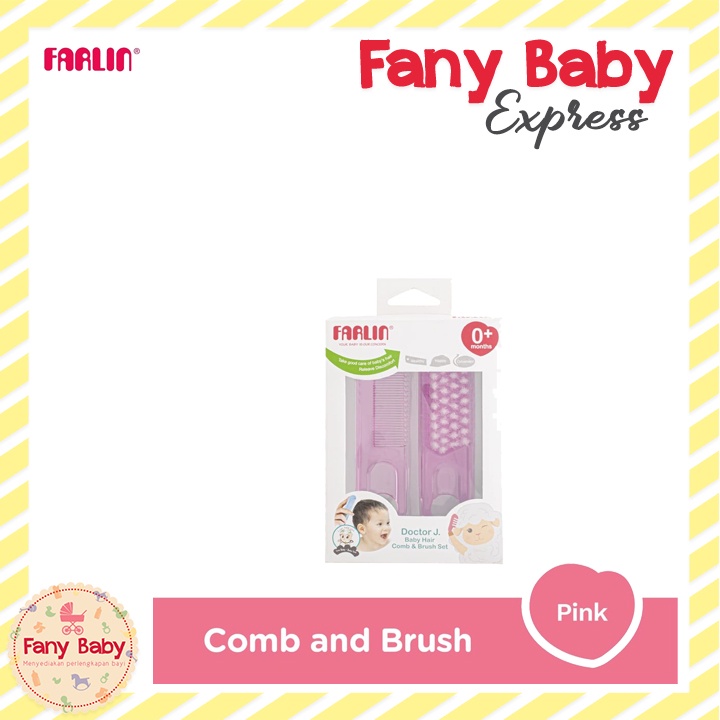 FARLIN COMB &amp; BRUSH SET