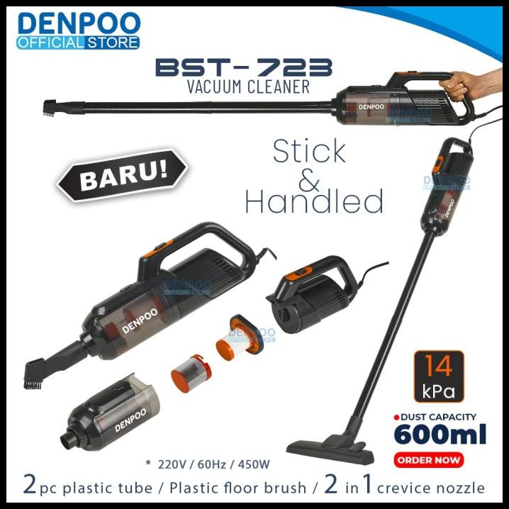 Denpoo Bst 723 Handheld Vacum Cleaner Penghisap Debu Sofa 14Kpa