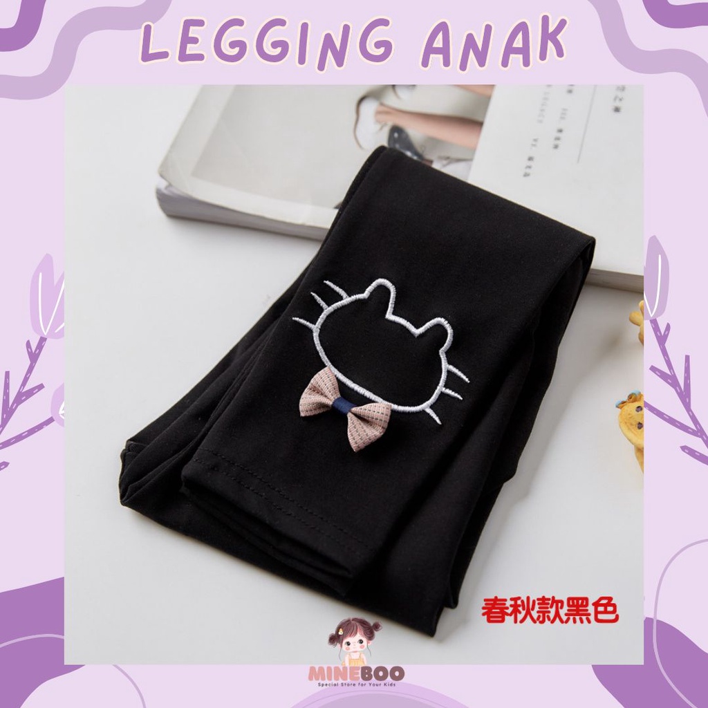 mineboo PUSSCAT legging anak perempuan motif kitty