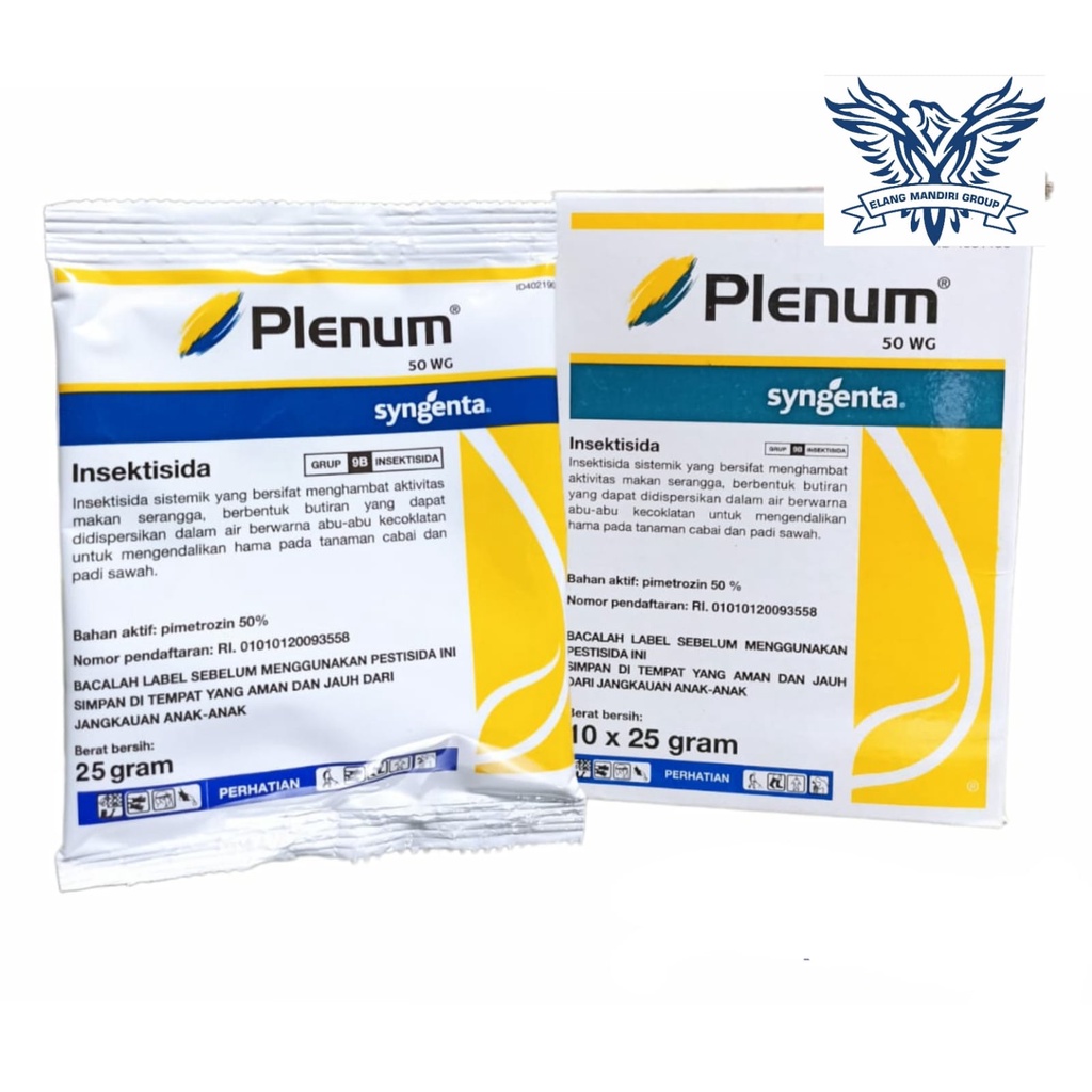 Insektisida Plenum 50 WG 25gr Bahan Aktif Pymetrozine 50% Original Syngenta