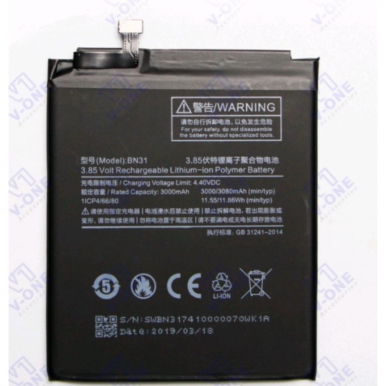 Baterai batrei xiaomi original REDMI NOTE3/NOTE 3PRO/BM46 Original baterai xiaomi