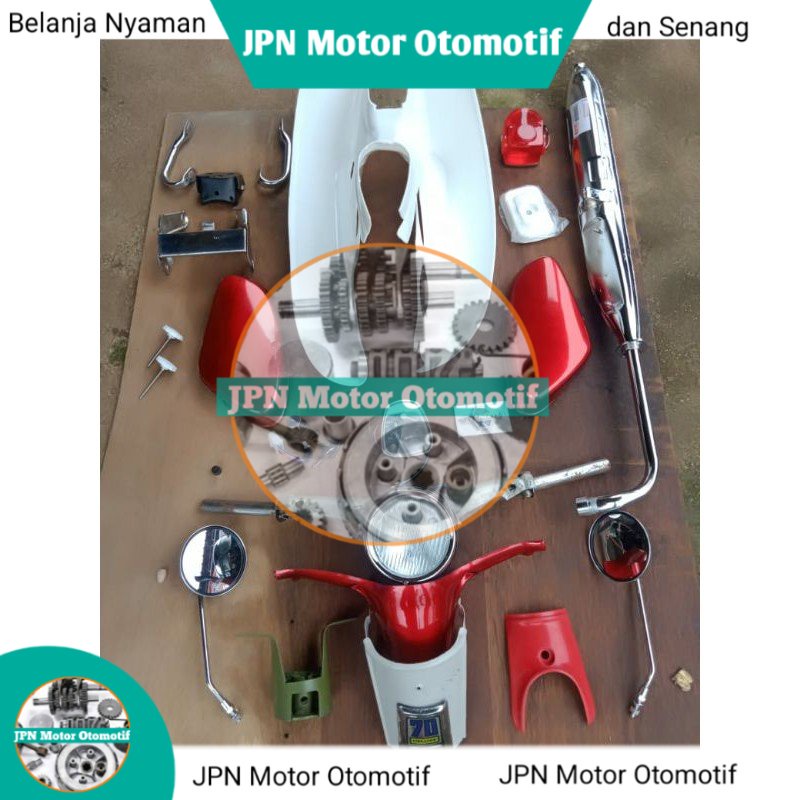 paket full set body part c70 bonus stiker