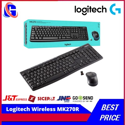 Logitech Wireless Keyboard Mouse MK270r - Keyboard + Mouse MK 270r