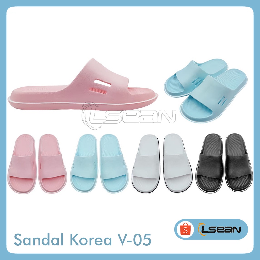 SANDAL SLIP ON CEWEK BAHAN EVA TERBARU SANDAL KOREA | SANDAL V-05