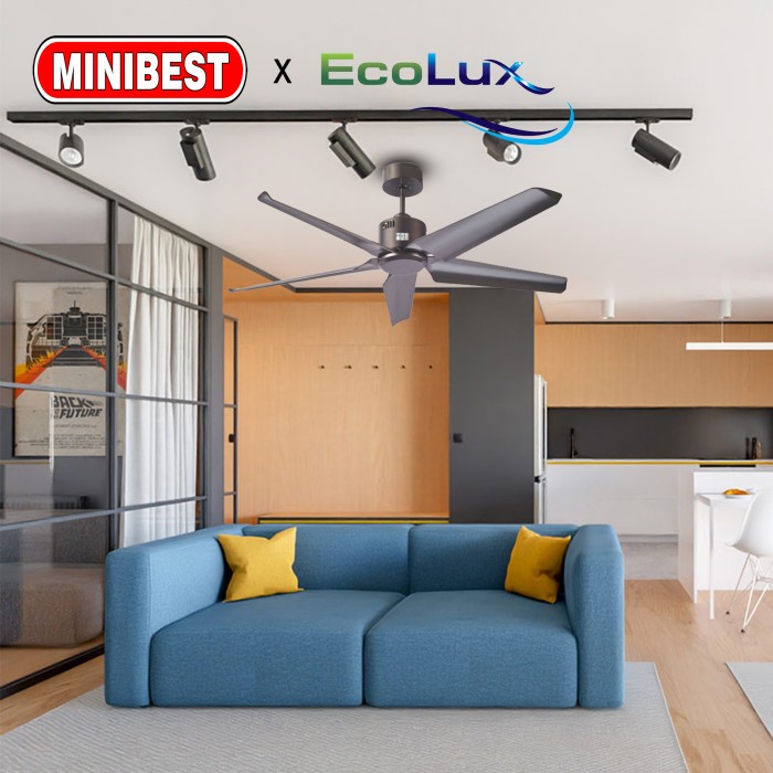 MB Ecolux Kipas Angin Gantung / kipas minimalis Ecolux Eco-010 SAKURA