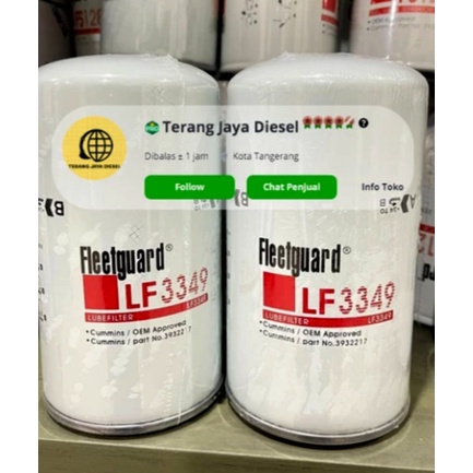 FILTER OLI PC200-8 LF3349 / P558615 BT339 W950/18 J8610349