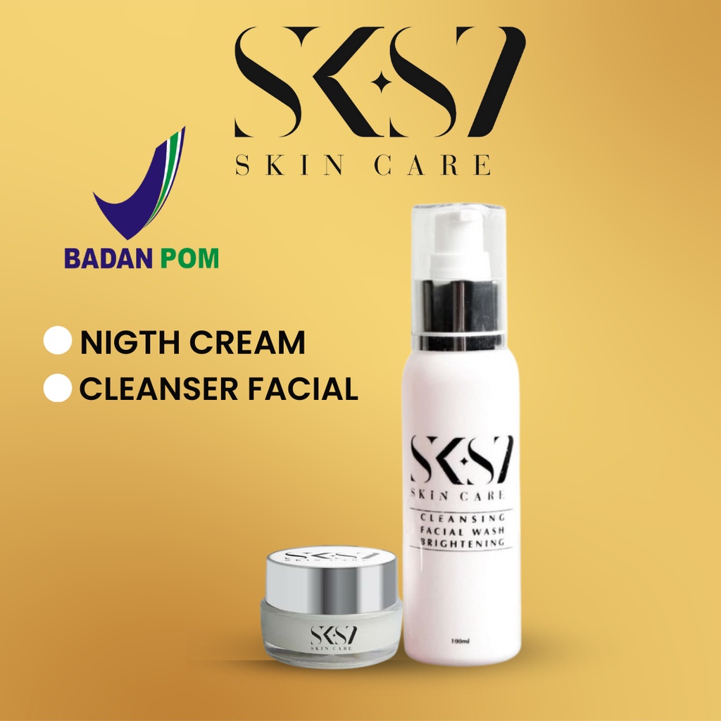 Jual Sks Skin Care Paket Skincare Simple Ultimate Night Cream Brightening Cleansing Facial