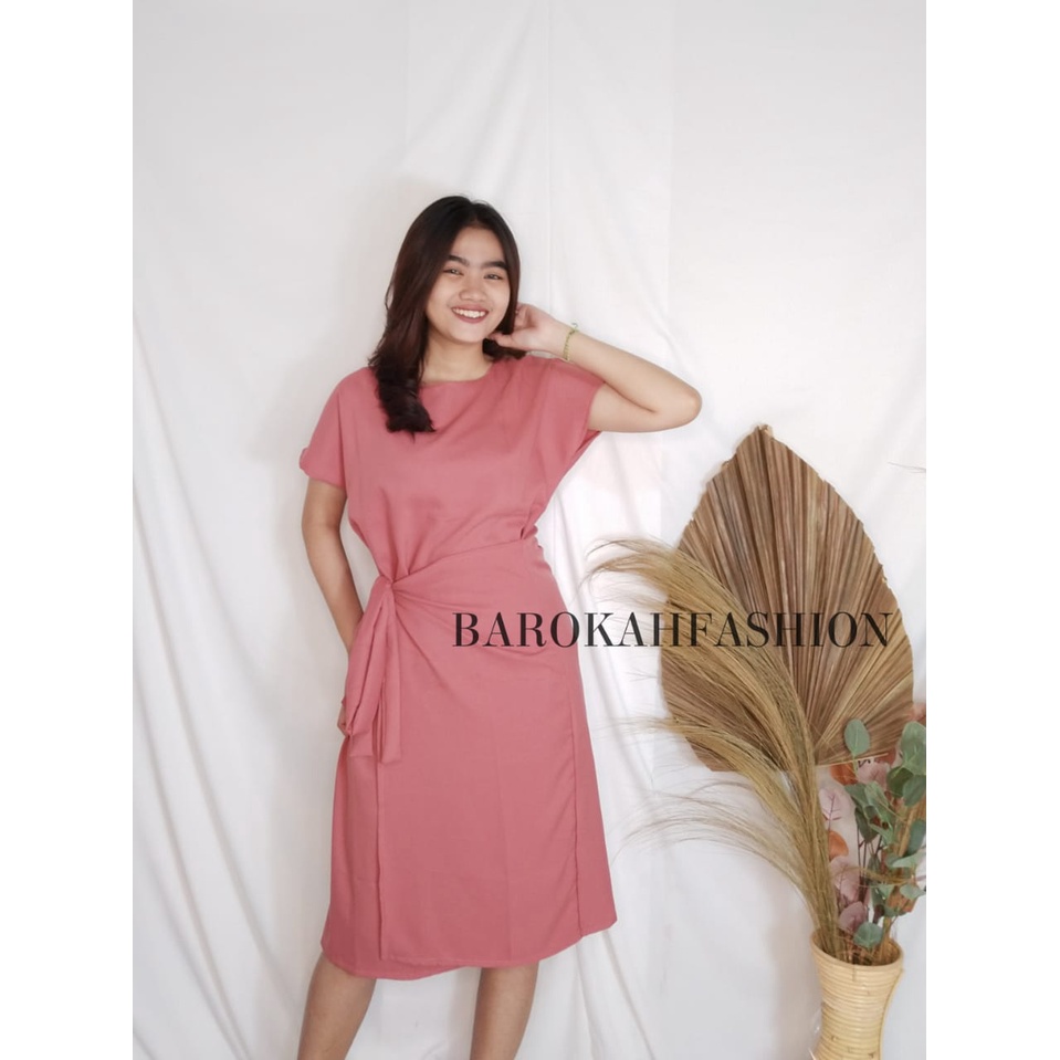 DRESS LUCILLE PLAID/BAHAN KATUN SHAKILLA/DRESS WANITA