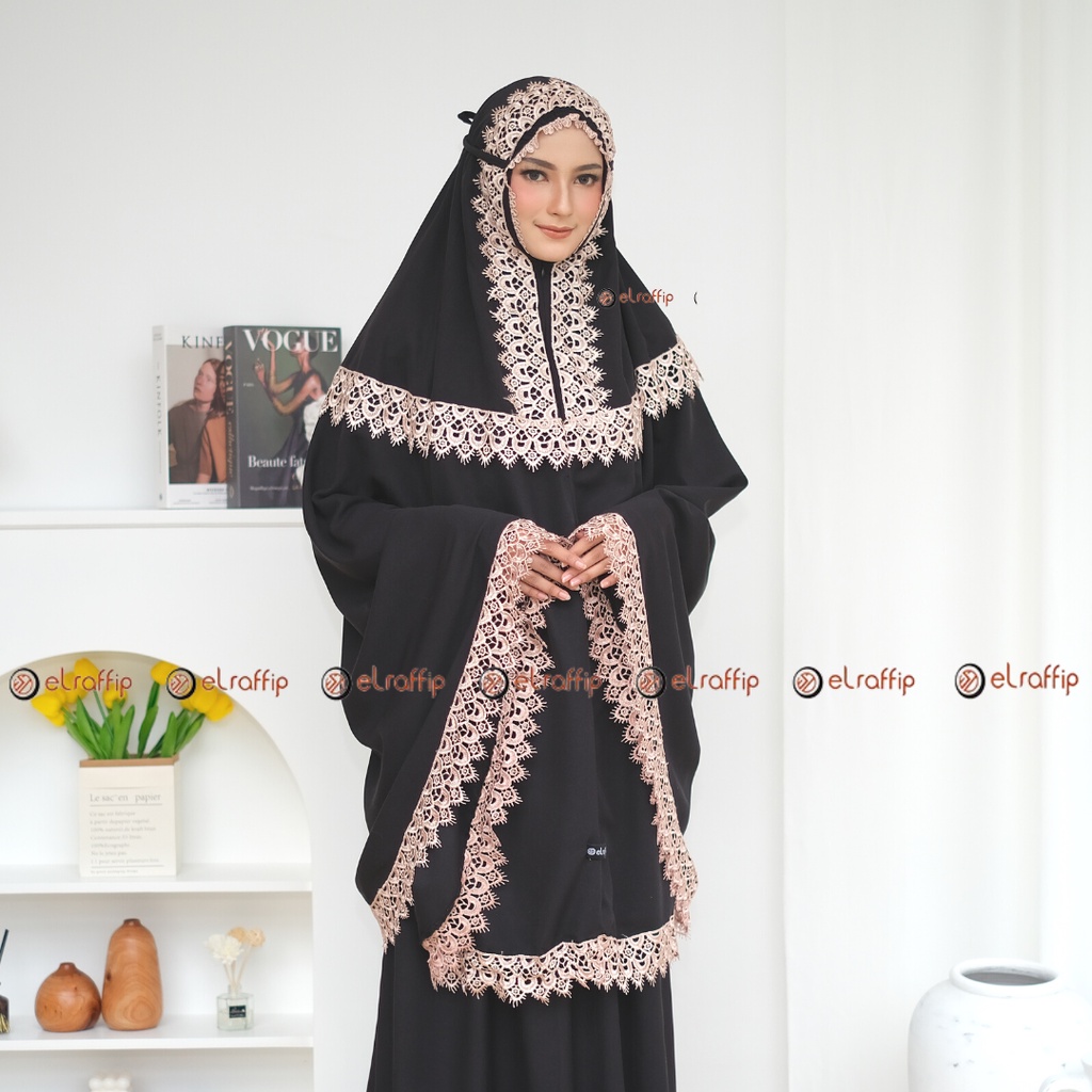 Mukena Dewasa 2 in 1 Katun Renda CasavaSeries