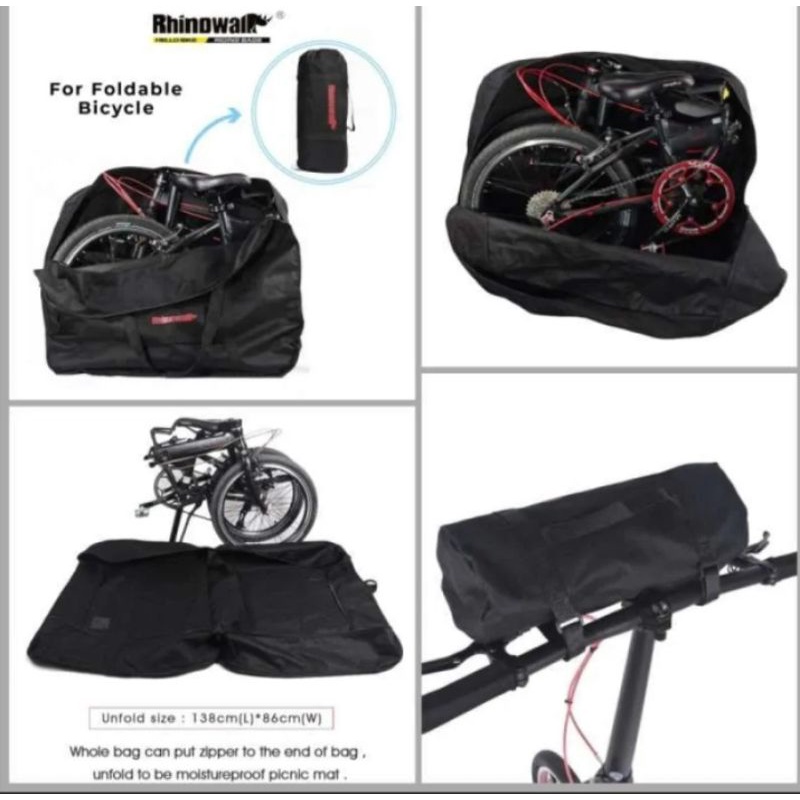 Rhinowalk Folding Bike Bag Tas Sepeda Lipat Seli Bicycle Bags