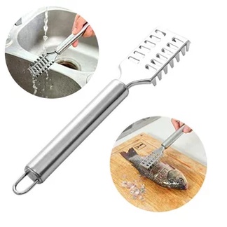 [ Cinicini ] Alat Pembersih Sisik Ikan Stainless Steel Fish Skin Scaller