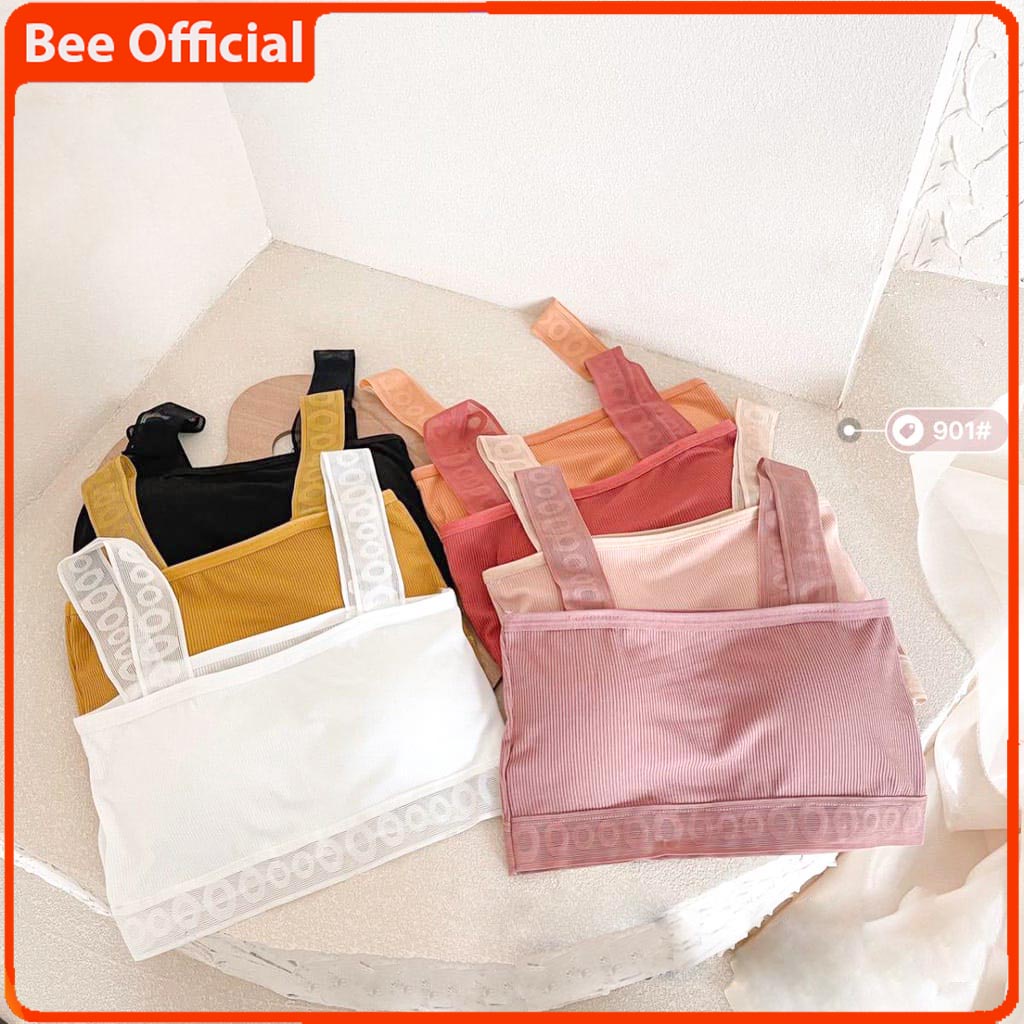 BEE - Bra Kemben Seamless Tangtop Bra Pakaian Dalam Wanita Crop Top Bralette 909