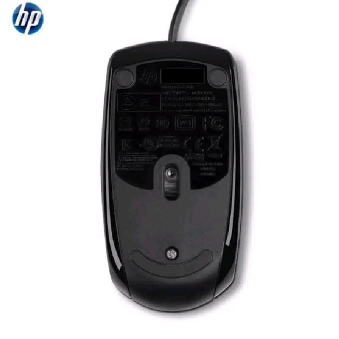 Mouse HP X500 Optical USB Mouse Kabel Mouse USB Wired Optical High Quality / Mouse PC Komputer Laptop Windows Optical USB Kabel Wired