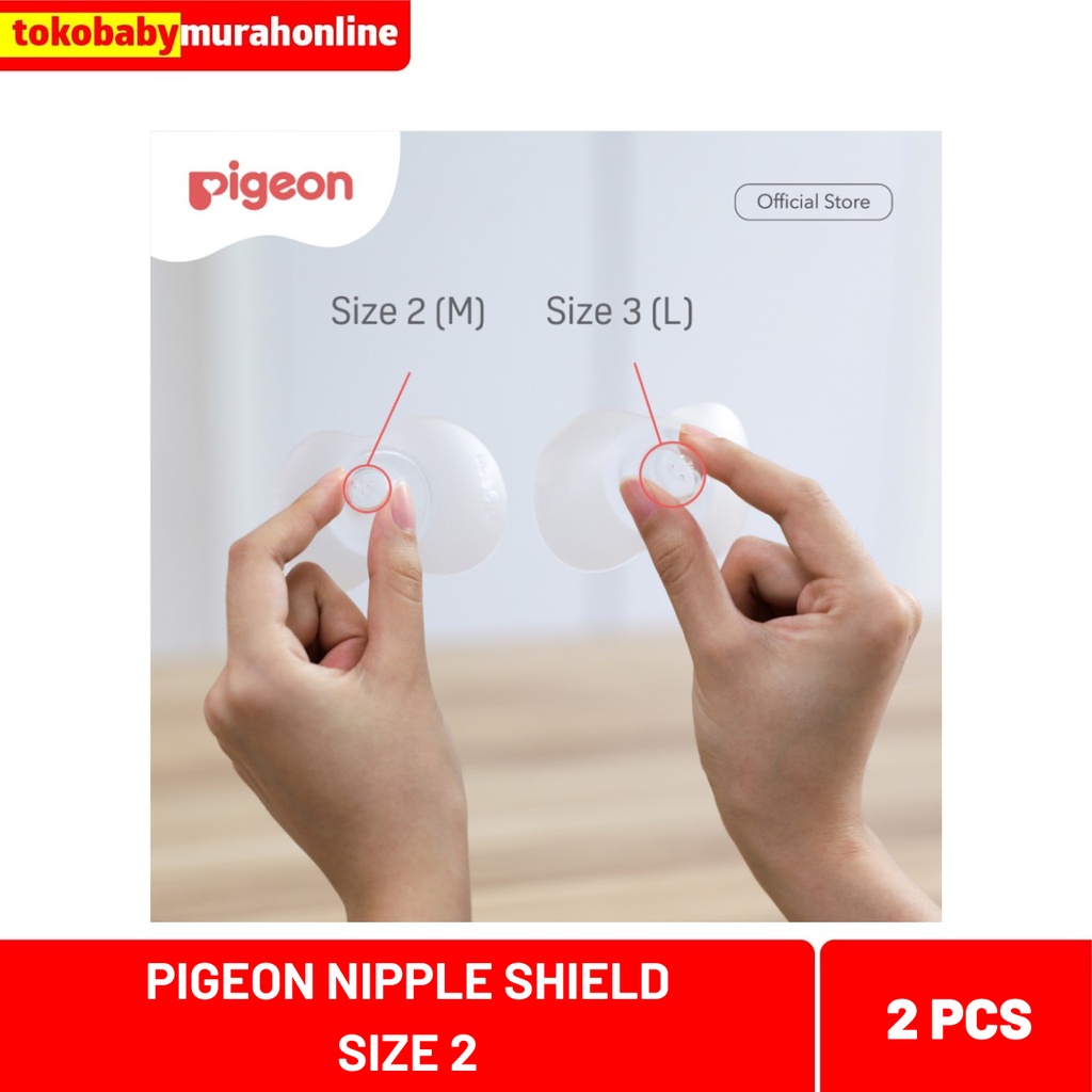 PIGEON NATURAL FEEL NIPPLE SHIELD SIZE2 2PCS PR050137 / NIPPLE SHIELD