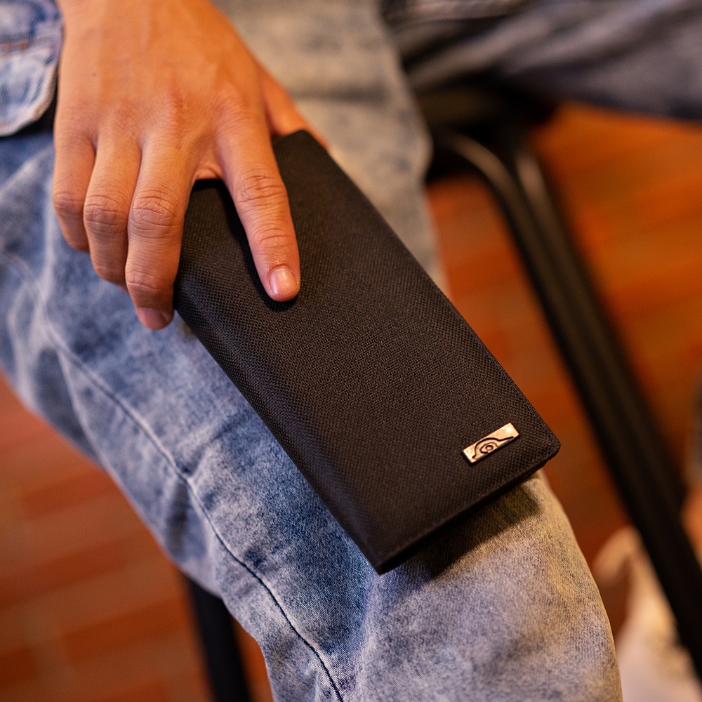 JFR Fashion Dompet Pria Panjang Bahan Kulit Canvas JP09-4