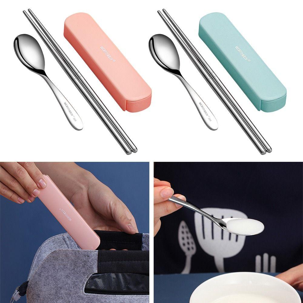 Preva Cutlery Set Pocket Portable Removable Sumpit Sendok Kit Peralatan Makan