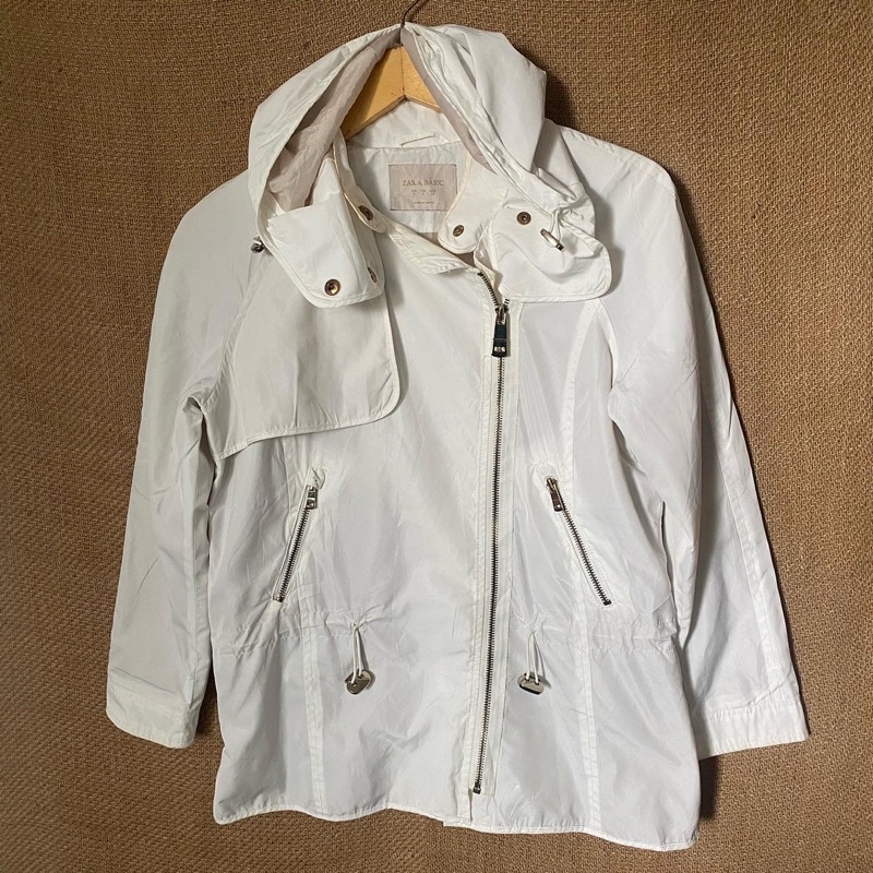 Zara Basic Hoodie Parka Woman