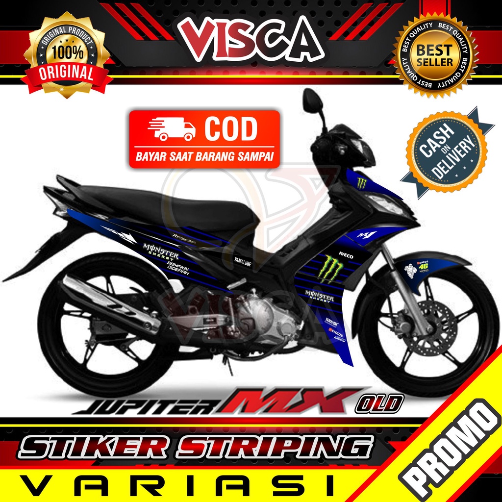 Striping Jupiter Mx Old - Stiker Sticker Striping Variasi Lis Yamaha Jupiter Mx Old - Striping Holog