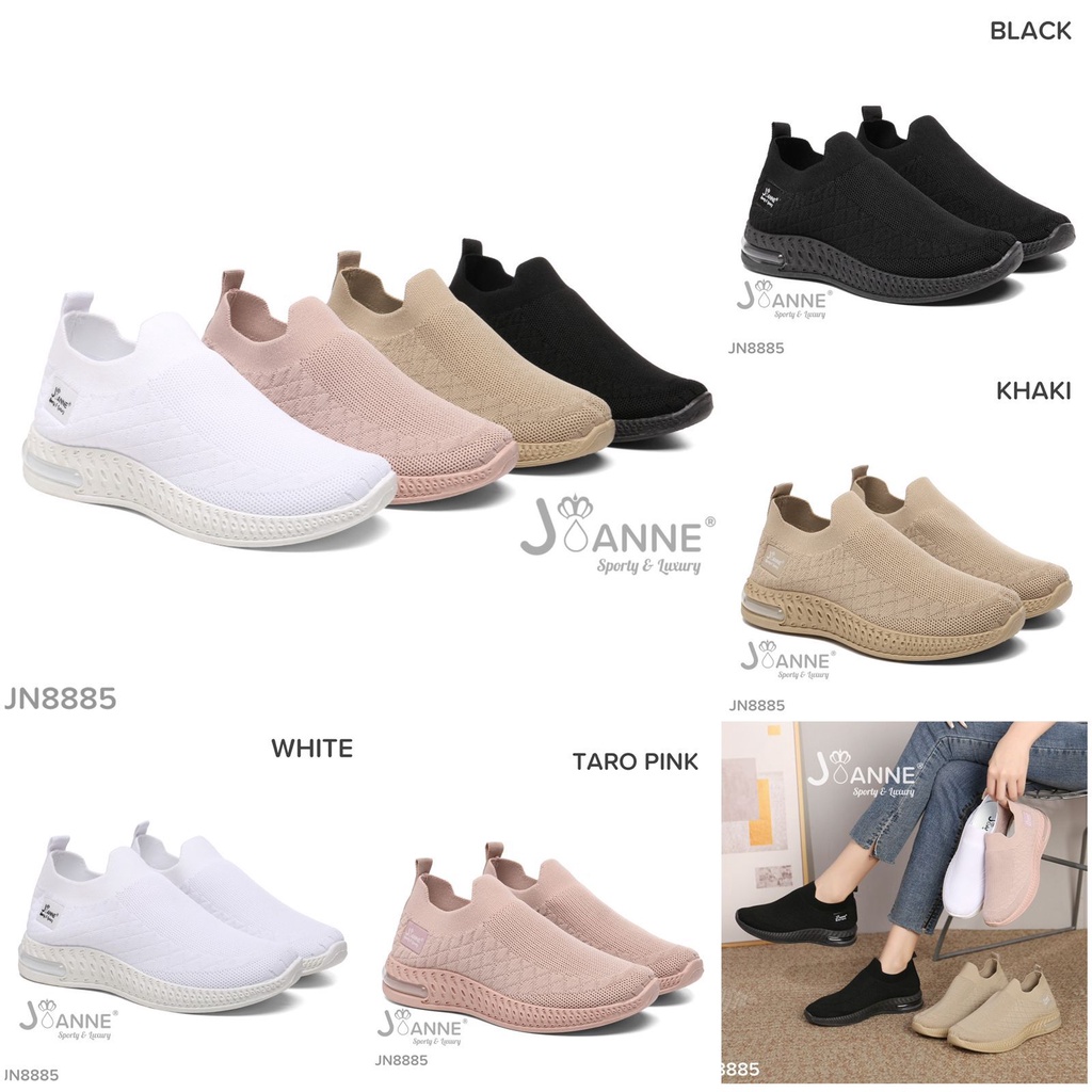 JOANNE FlyKnit Sneakers Shoes #JN8885 ORIGINAL