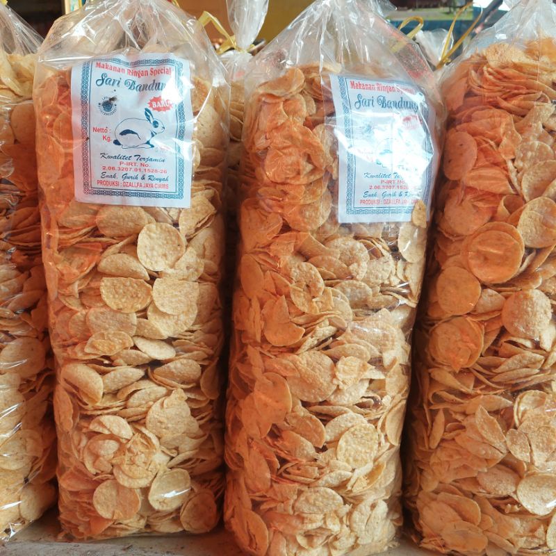 250gram KRIPIK OPAK SINGKONG / SNACK KILOAN MURAH/ CAMILAN MURAH/  ALMA.SNACK