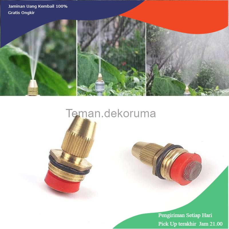 TD - TNM Drip Irigasi Water Mist Sprinkler Nozzle Brass 1/2 Inch 1 PCS - JM008