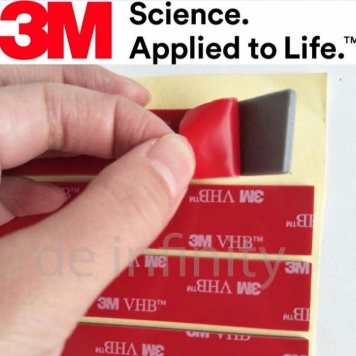 

Lem Perekat Asesoris mobil talang air mobil 3M Double Tape VHB 12mm