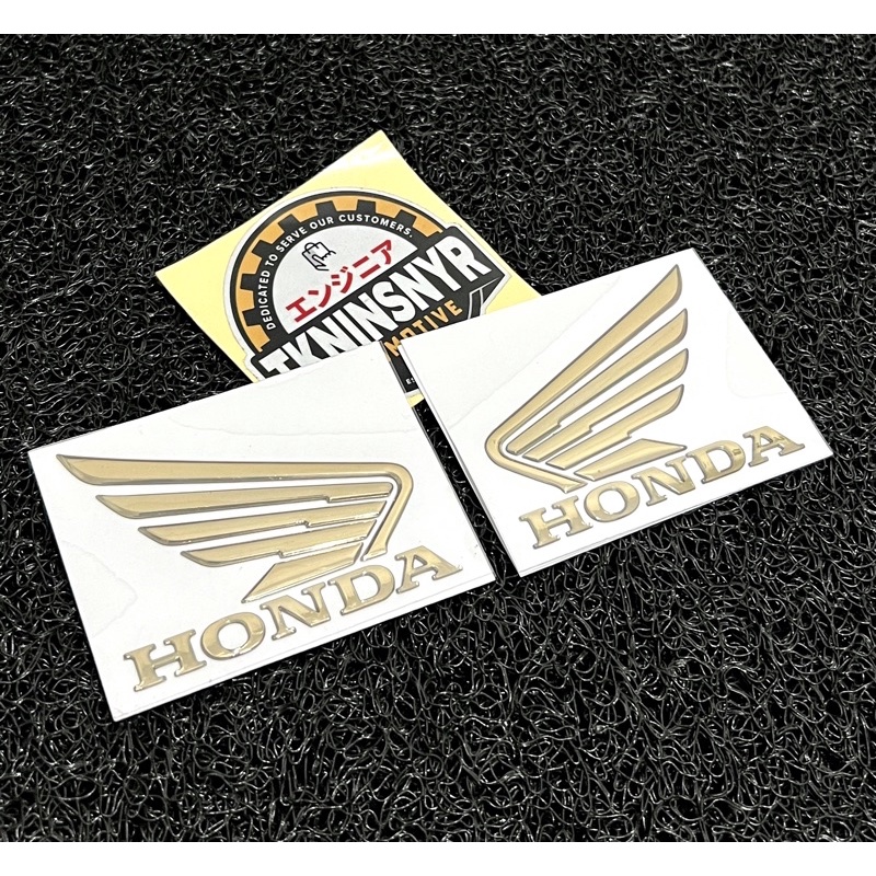 Emblem Wings Sayap Honda Sepasang Gold