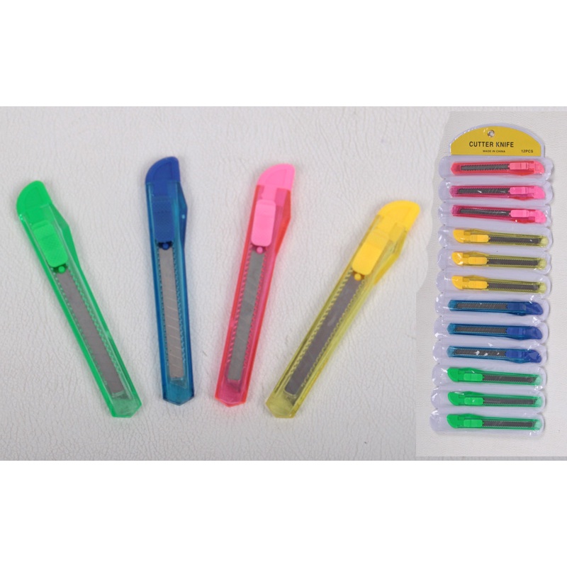 Cutter Kecil Rencengan / 1 Pack - 12 Pcs