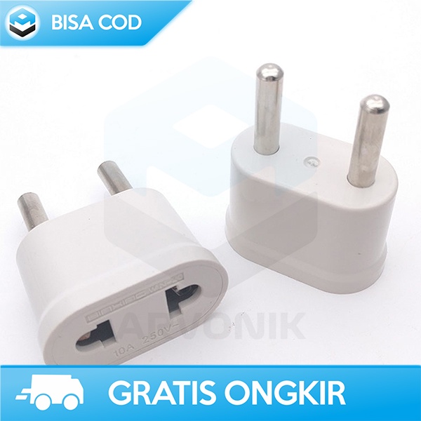 ADAPTER TRAVEL US EU PLUG WN20 CONVERTER CHARGER SOCKET WHITE 1 PCS