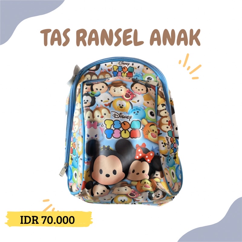 Tas ransel tsum tsum