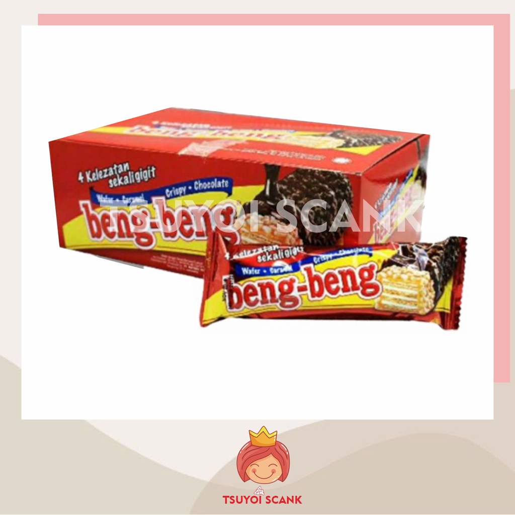 

Beng Beng Regular / Wafer Cokelat 25Gr - Isi 17 Pcs