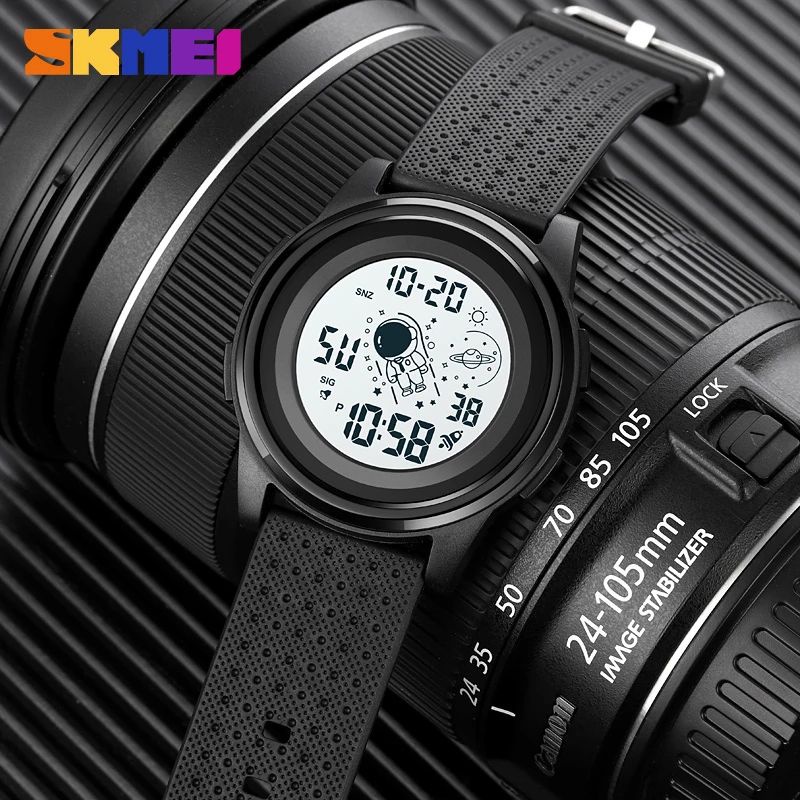 SKMEI 1883 Jam Tangan Pria Wanita Digital Chronograph Jam Astronot Anti Air WATCHKITE WKOS