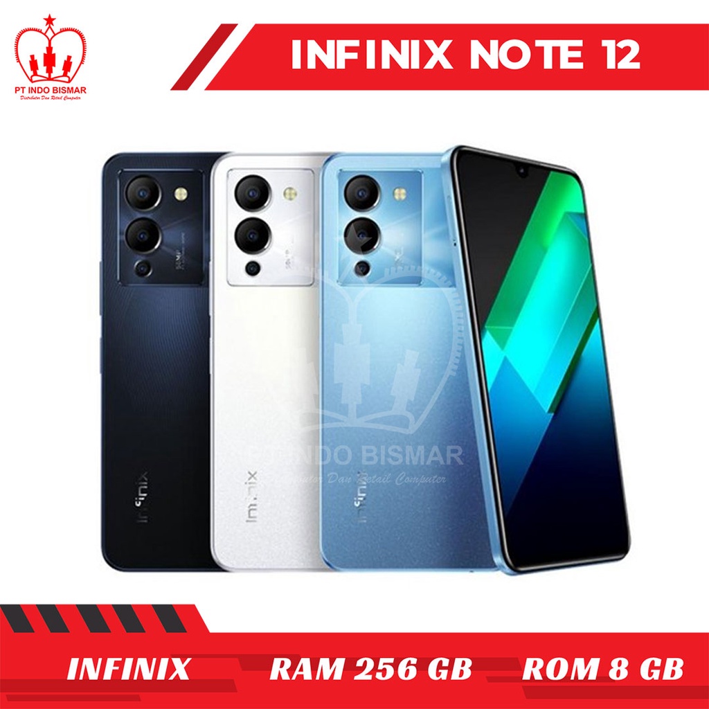 Infinix  Note 12 Ram 8Gb Rom 256Gb Bergaransi