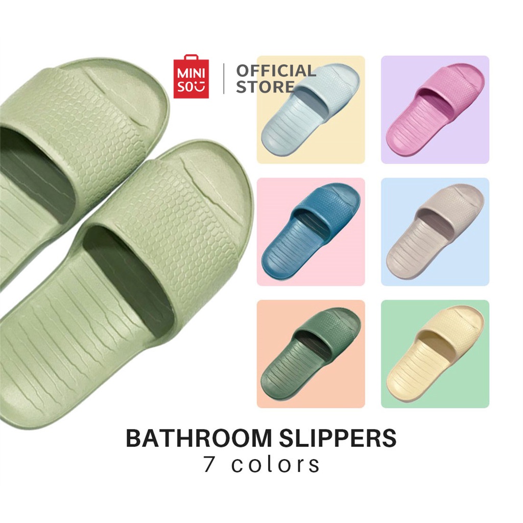 Jual MINISO Sandal Sendal Bathroom Slippers Sandal Wanita Terbaru