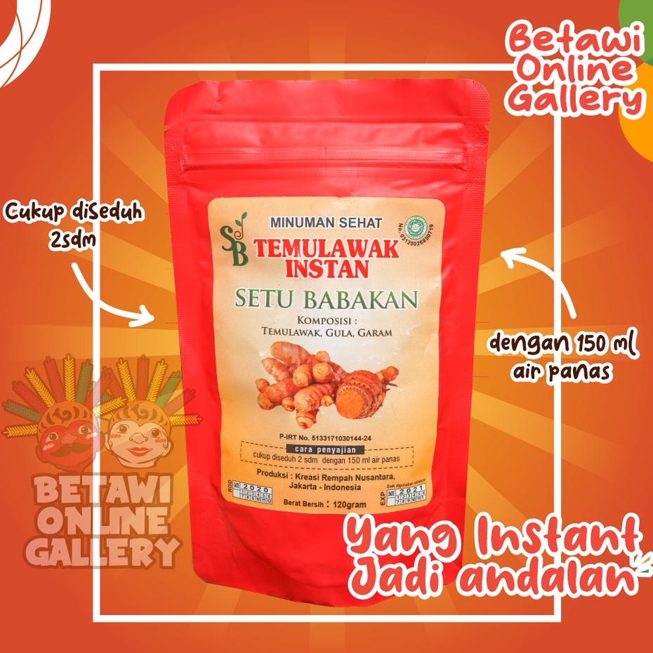 Temulawak Instant Serbuk / Minuman Temulawak