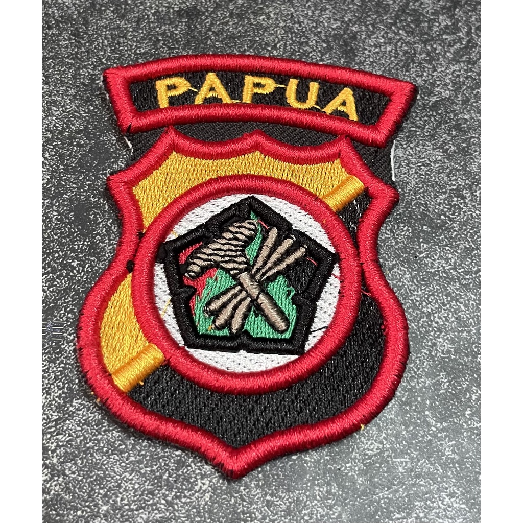 Badge Timbul Papua - Bet Pold* Papua - Bordir Papua