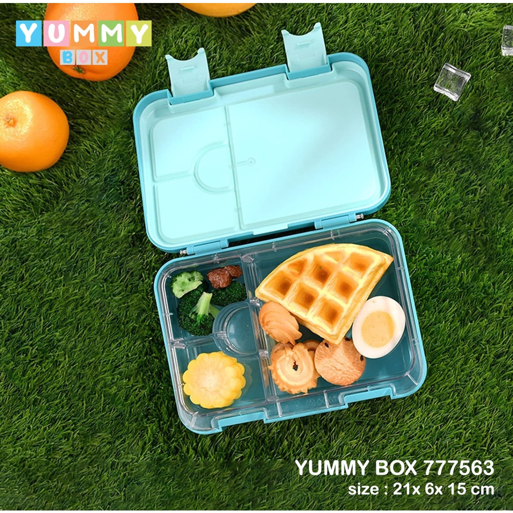 YUMMY BOX MEDIUM BENTO COLORS 680ML 777563