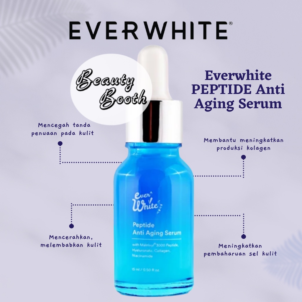 EVERWHITE PEPTIDE Anti Aging Serum 15Ml/ PEPTIDE Eye Cream 10gr