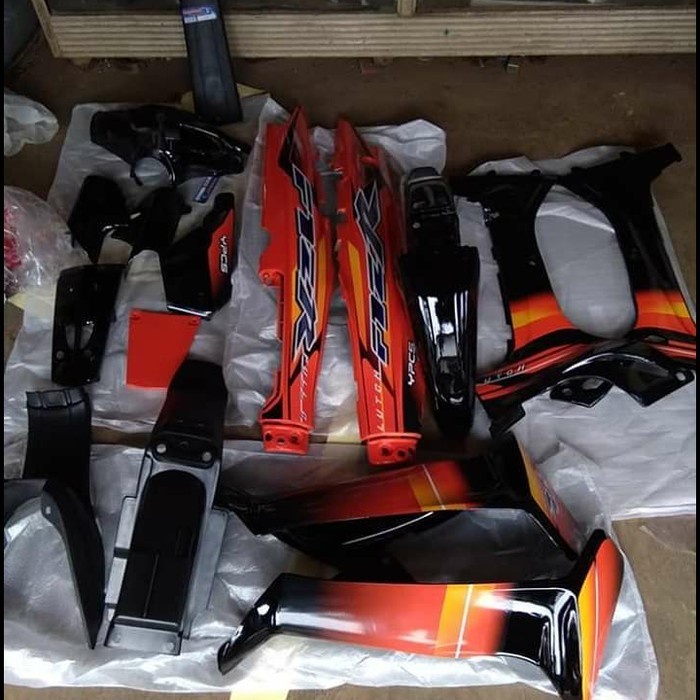 terlaris full set body f1zr orange hitam