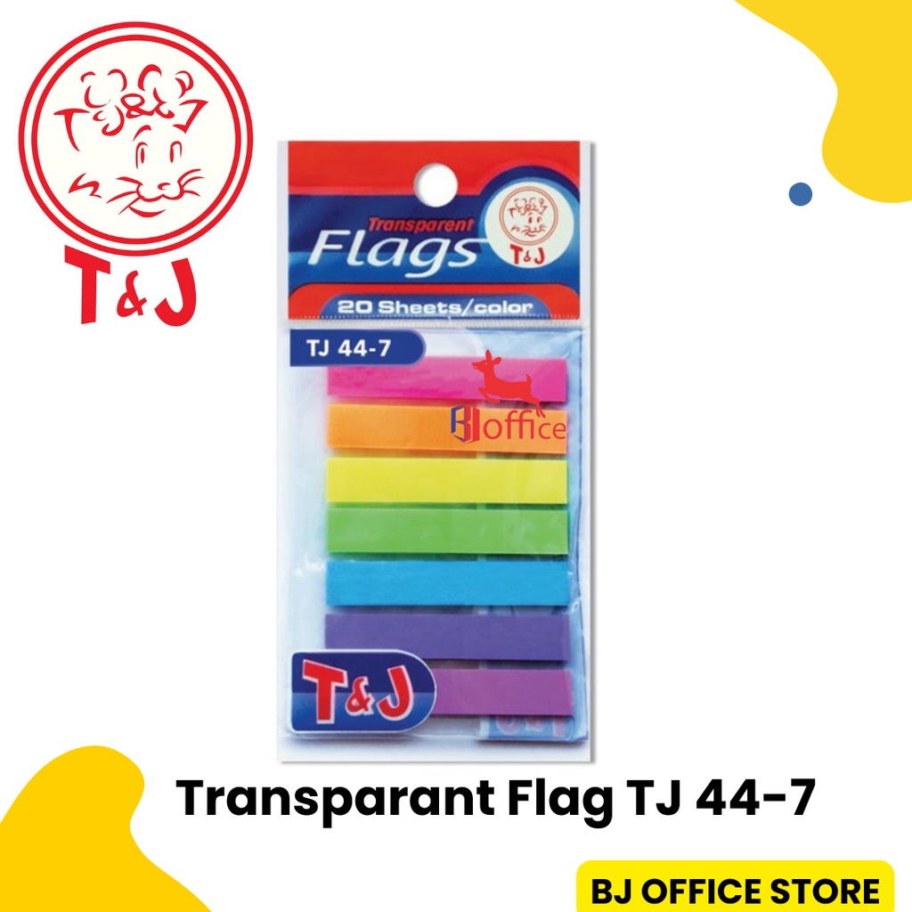 

T&J Label Transparant Flag TJ 44-7