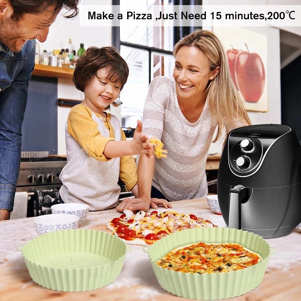 Nampan / Keranjang Air Fryer / Pizza Bahan Silikon