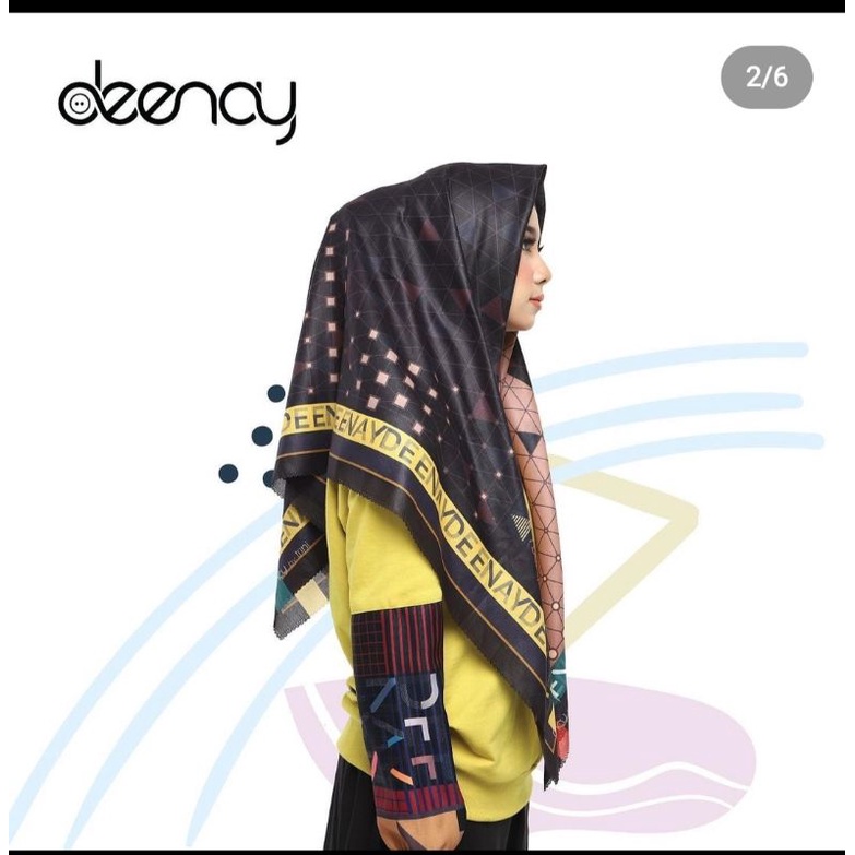 DEENAY SCRAF DEENAY PRELOVED ORIGINAL HIJAB SEGI EMPAT HIJAB PRELOVED PRELOVED DEENAY