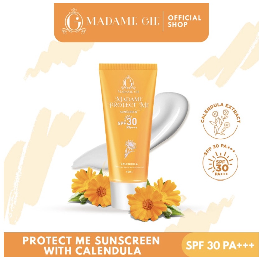 Madame Gie Sunscreen Protect Me SPF 30 Sunblock UV BPOM Original