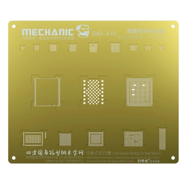 MECHANIC 3D Cetakan IC S40 CPU A10 Gold Original
