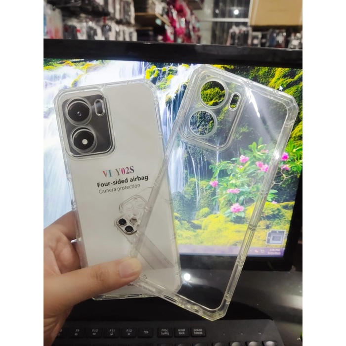 Case AIRBAG Vivo Y91C/Y91/Y76S 5G/Y53S/Y51S/Y51 2020/Y50/Y30/V27 5G/V27E/Y02/Y17/Y15/Y12/Y75 5G/T1 5G/ Y16/Y02S Softcase Super Clear Protection Camera Anti Jamur