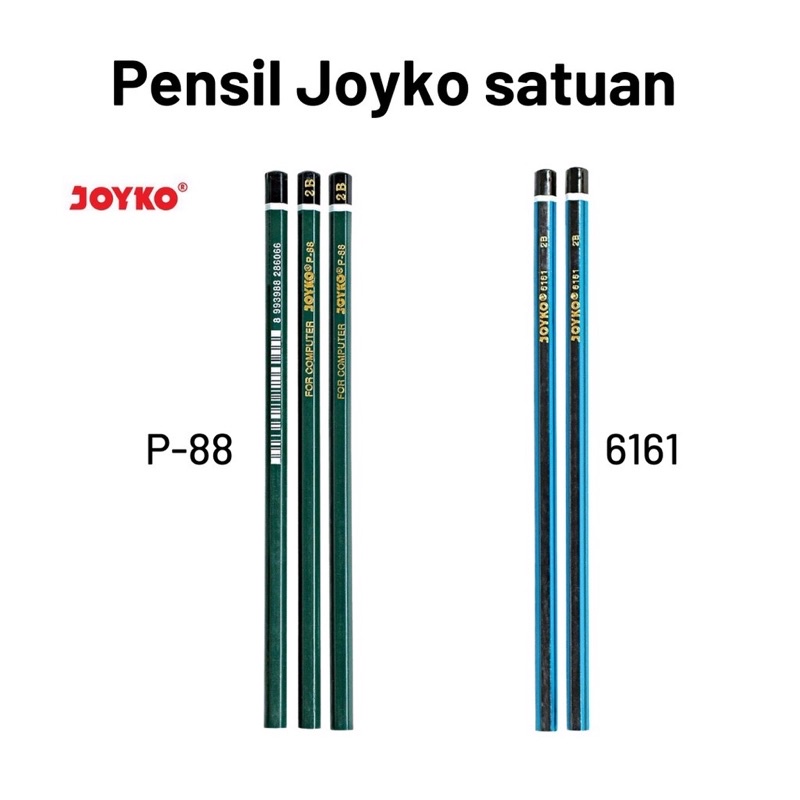 

Pencil 2B JOYKO P-88 -6161 per pcs harga