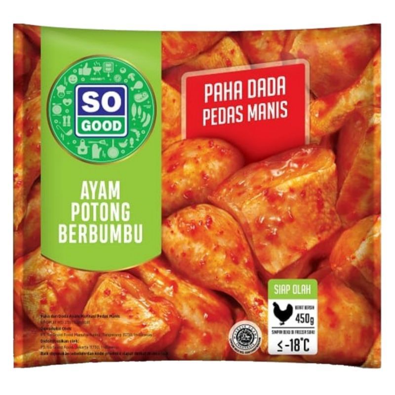 

SO GOOD AYAM PAHA DADA PEDAS MANIS 450GR // FROZEN FOOD BANDUNG