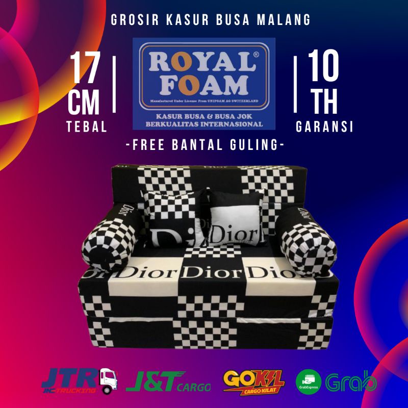 Sofa Bed Kasur Busa Royal Foam Original Tebal 17cm No 2 Bergaransi Resmi 10 Tahun