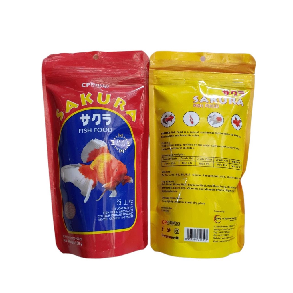 Sakura Fish Food | Makanan Ikan Hias
