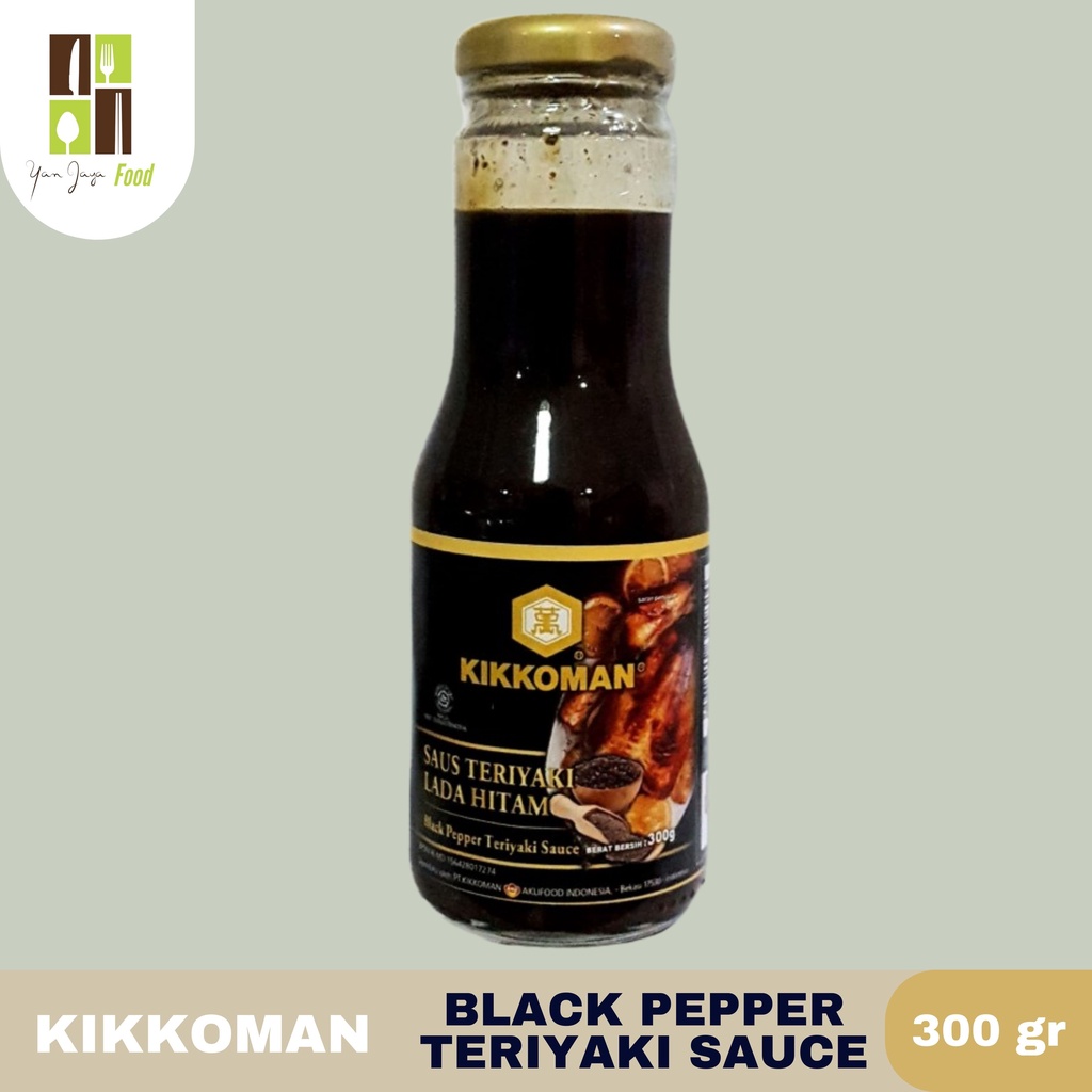 

Kikkoman Black Pepper Teriyaki Sauce Halal Saus Teriyaki Lada [300g]